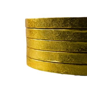 Gold 1/2" Thick Round Cake Drum