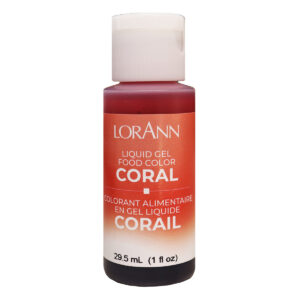LorAnn Coral Liquid Gel Colouring - 1oz