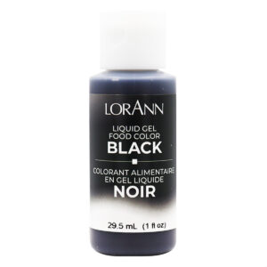 LorAnn Black Liquid Gel Colouring - 1oz