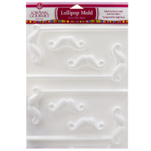LorAnn Mustache Lollipop & Candies Sheet Mold