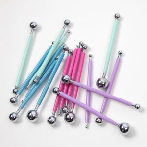 Metal Ball Fondant Tool Set - Pack of 4 Count