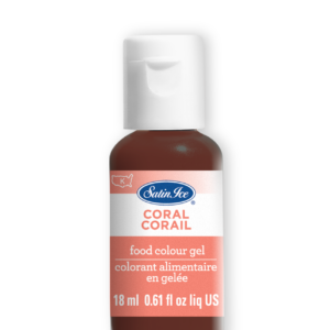 Satin Ice Food Gel Colour 0.61 fl oz - Coral