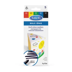 Satin Ice Food Color Markers - Primary Bold Tip