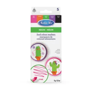 Satin Ice Food Color Markers - Neon Fine Tip