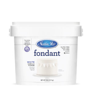 Satin Ice White Fondant - 5lb Pail