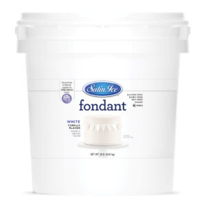 Satin Ice White Fondant - 20lb Pail