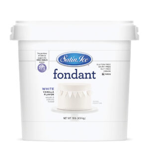 Satin Ice White Fondant - 10lb Pail