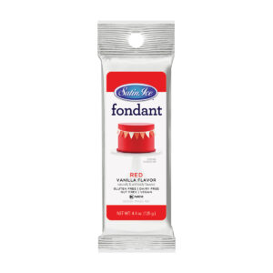 Satin Ice Red Fondant - 4.4oz Pack