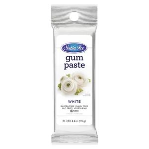 Satin Ice White Gum Paste - 4.4oz Pack