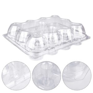Plastic Cupcake Container Two Piece Design 12 Cavity