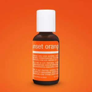 Chefmaster Liqua-Gel 0.70 fl oz - Sunset Orange
