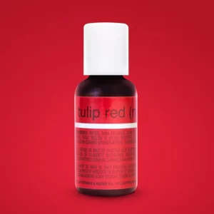 Chefmaster Liqua-Gel 0.70 fl oz - Tulip Red No Taste