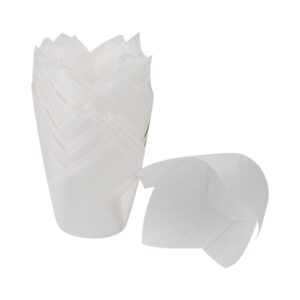 Tulip Baking Cup - White