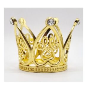 Golden Mini Crown Topper