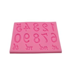 Silicone Mold - Number Letter 0-9