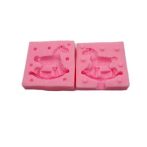 Silicone Mold - 3D Carousel Horse