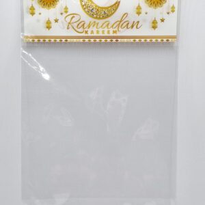 Eid Plastic Resealable Bags 50 Count