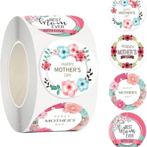 Mother's Day 1.5" Round Stickers