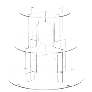 Acrylic Multi-Tier Round Modern Cake Stand