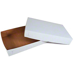 Non Window White Full Sheet Bakery Box - 28" x 18" x 5"