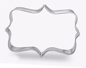 Plaque Bracket Cookie Cutter - PB1