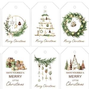 Merry Christmas Gift Tag 1 Count
