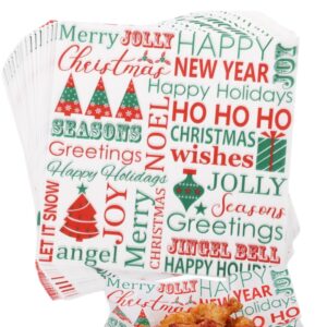 Festive Print Grease Proof Liners 25 Count (Approx)