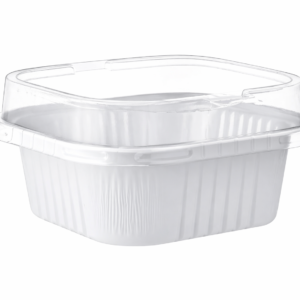 Square Mini Foil Cake Pan With Lid