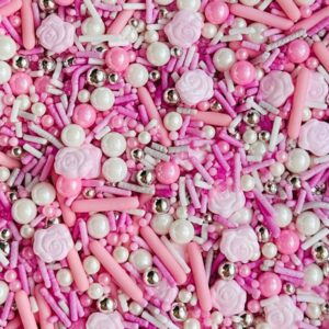 Valentine’s Day Sprinkle Medley – Pink Roses 57g