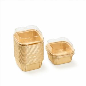 Mini Paper Baking Cups With Lids 12 Count