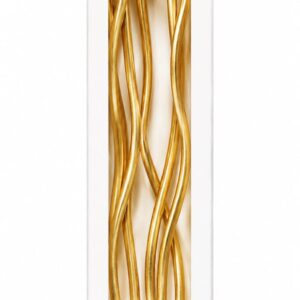 Twisted Metallic Birthday Candles 6 Piece Set