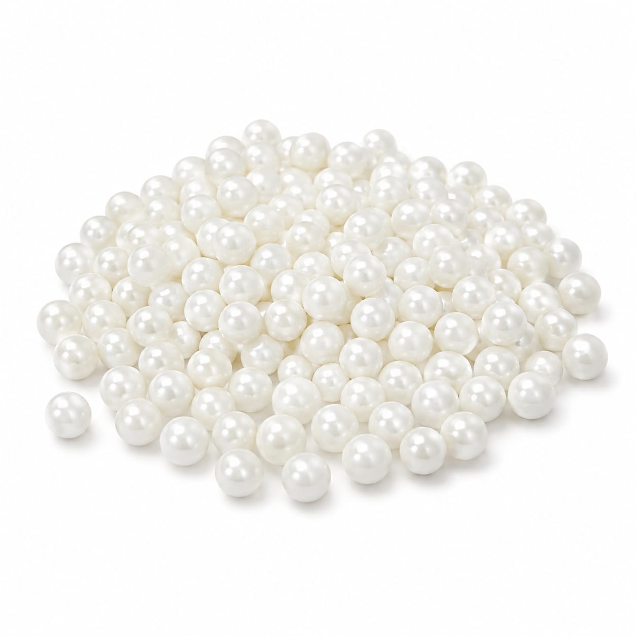 White Sugar Pearls  25G
